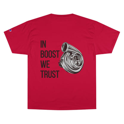 Champion Unisex Athletic  Tee-Shirt In Boost We Trust Edition