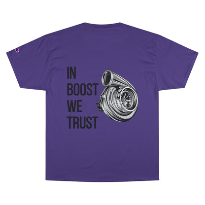Champion Unisex Athletic  Tee-Shirt In Boost We Trust Edition